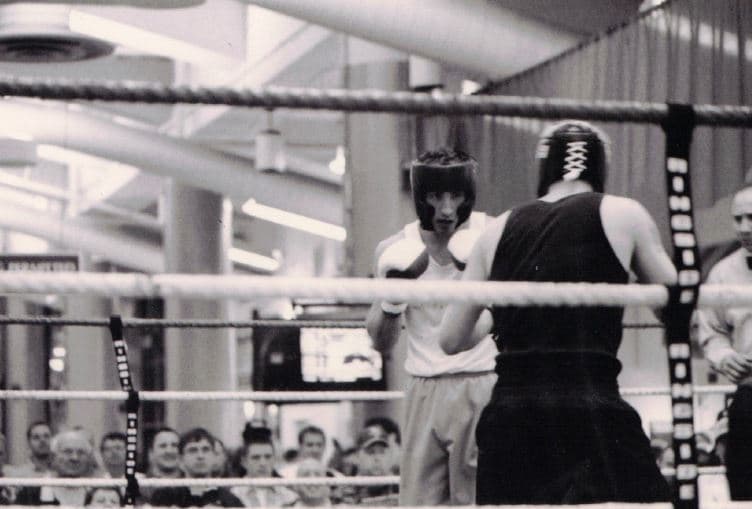 Adam Langino boxing